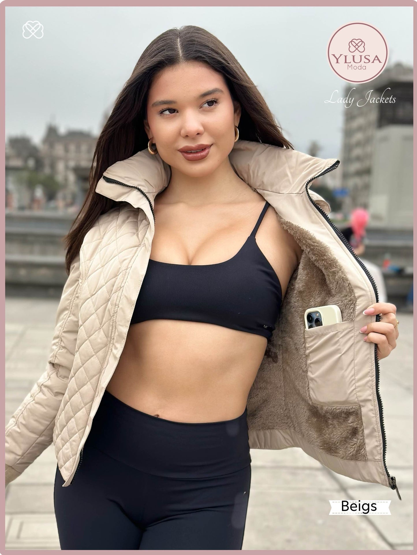 CHAQUETA C/PELUCHE ZAMARA - BEIGS