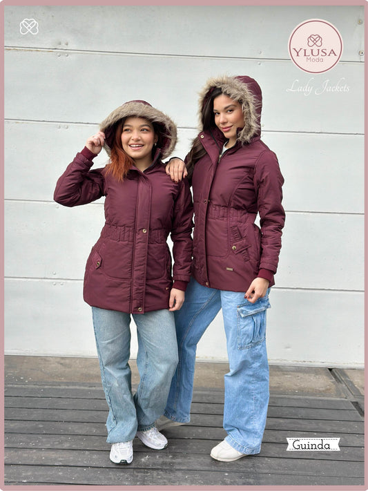 PARKA 3/4 MARIMAR - GUINDA