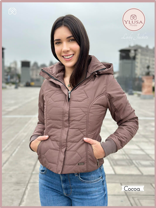 CHAQUETA C/PELUCHE LAURA -COCOA