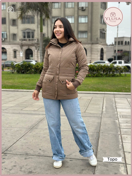 PARKA C/PELUCHE NOHELIA - TOPO