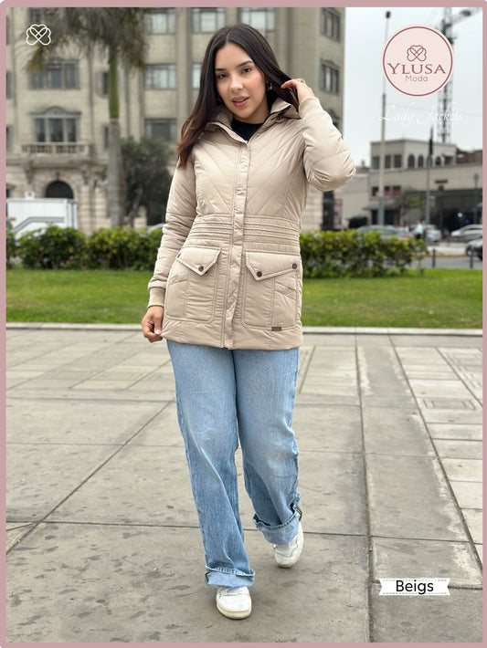 PARKA c/PELUCHE NOHELIA - BEIGS