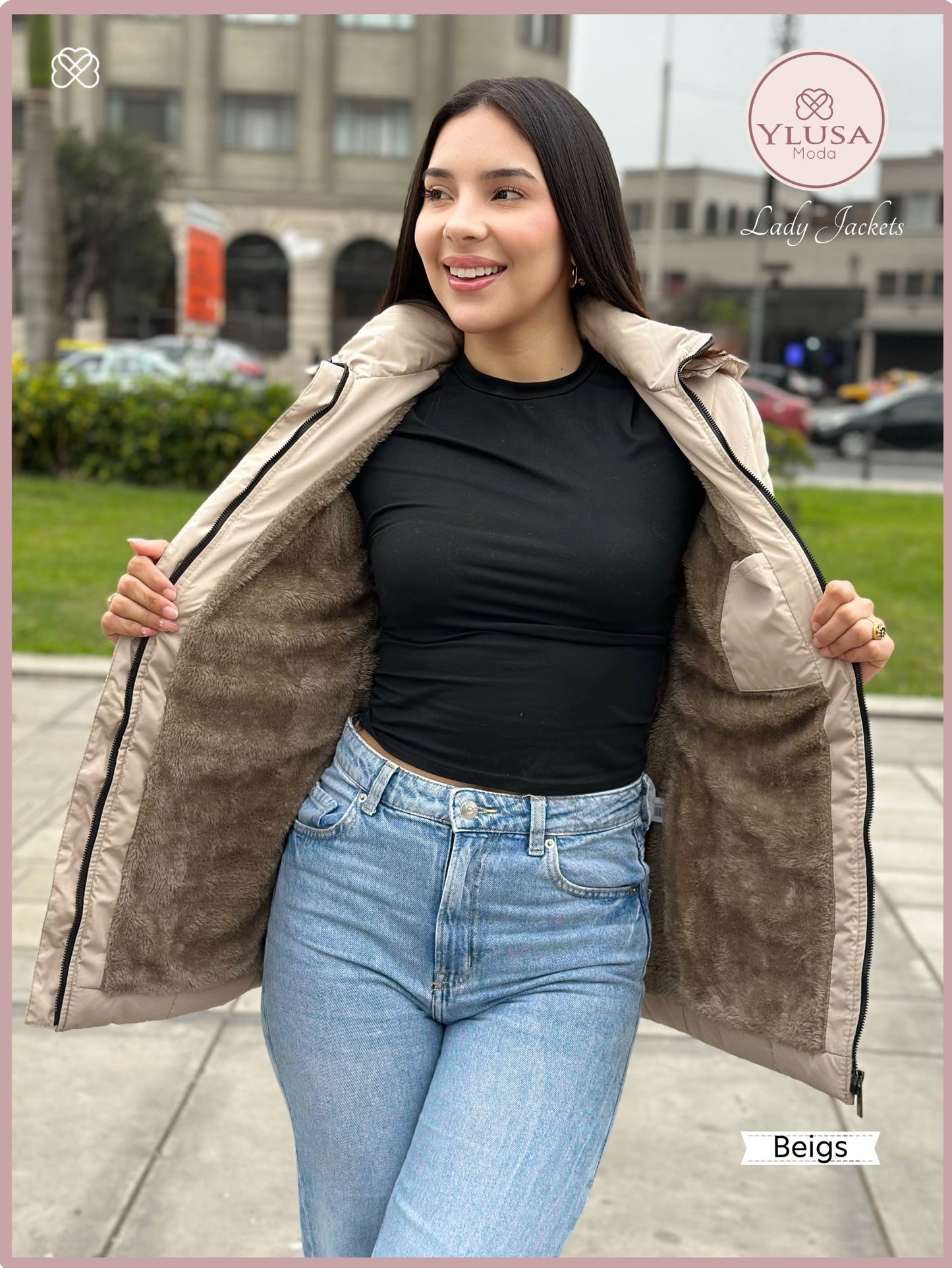 PARKA c/PELUCHE NOHELIA - BEIGS