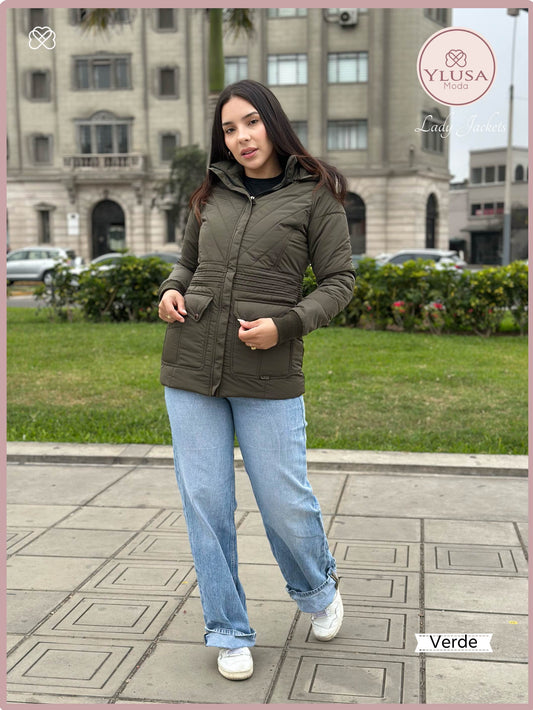 PARKA C/PELUCHE NOHELIA - VERDE