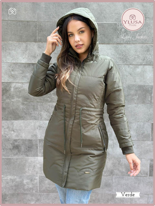 PARKA EXTRA LARGA - VERDE