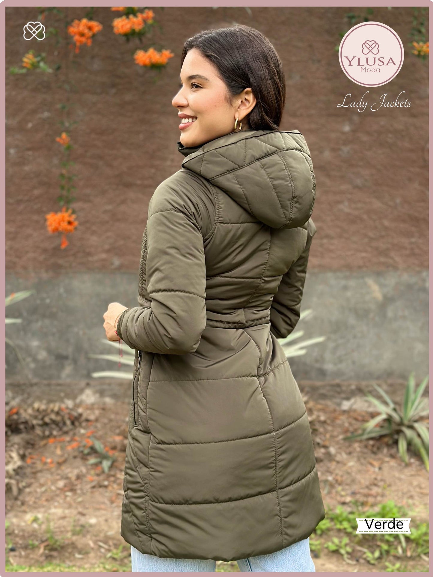 PARKA EXTRA LARGA YAMILA - VERDE