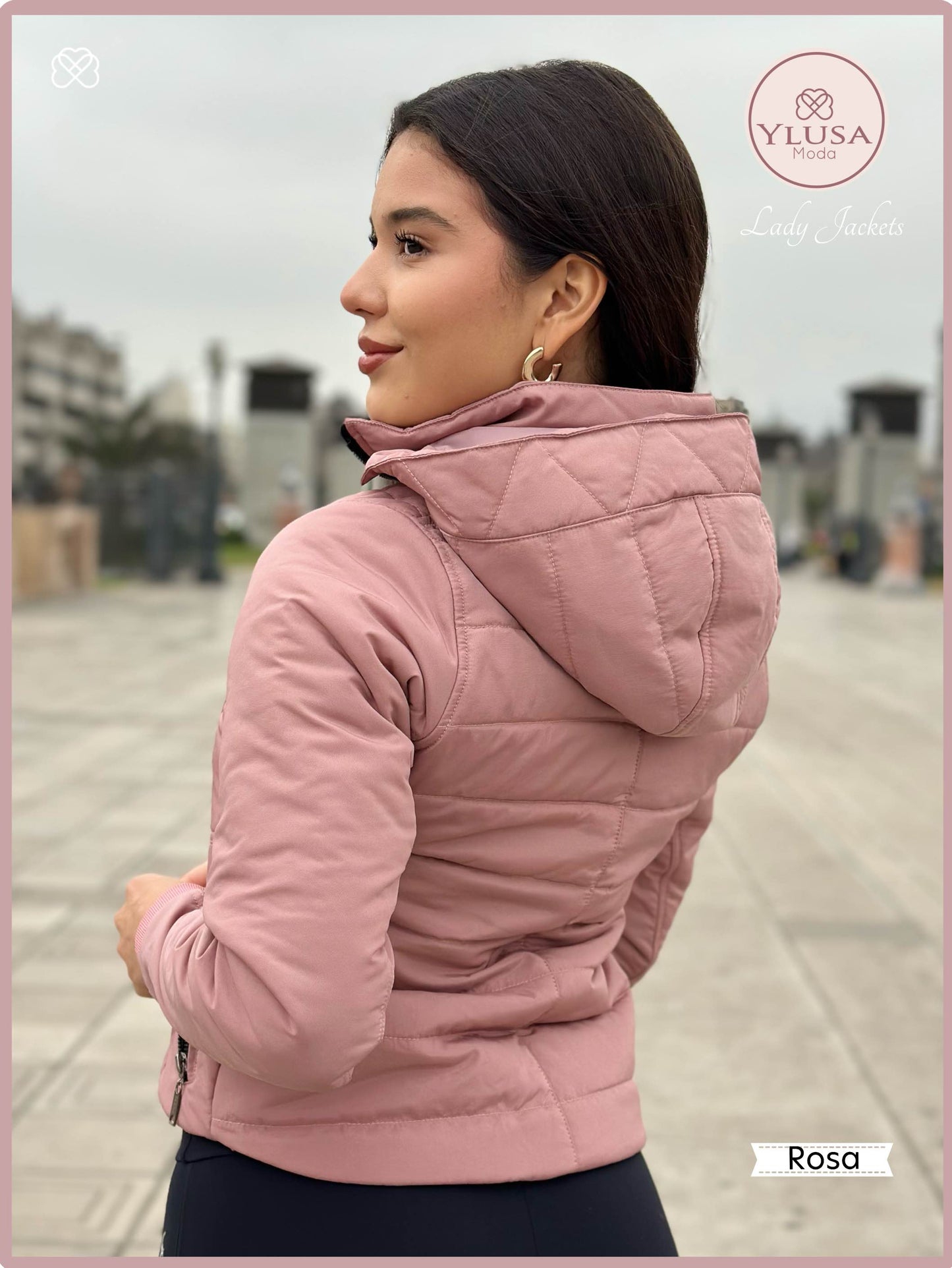 CHAQUETA C/PELUCHE ZAMARA - ROSA
