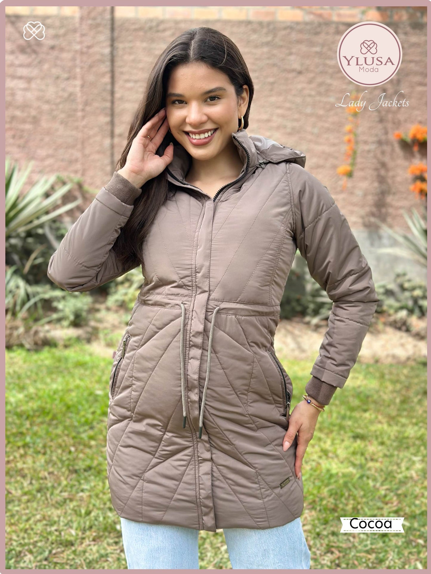 PARKA EXTRA LARGA YAMILA - COCOA
