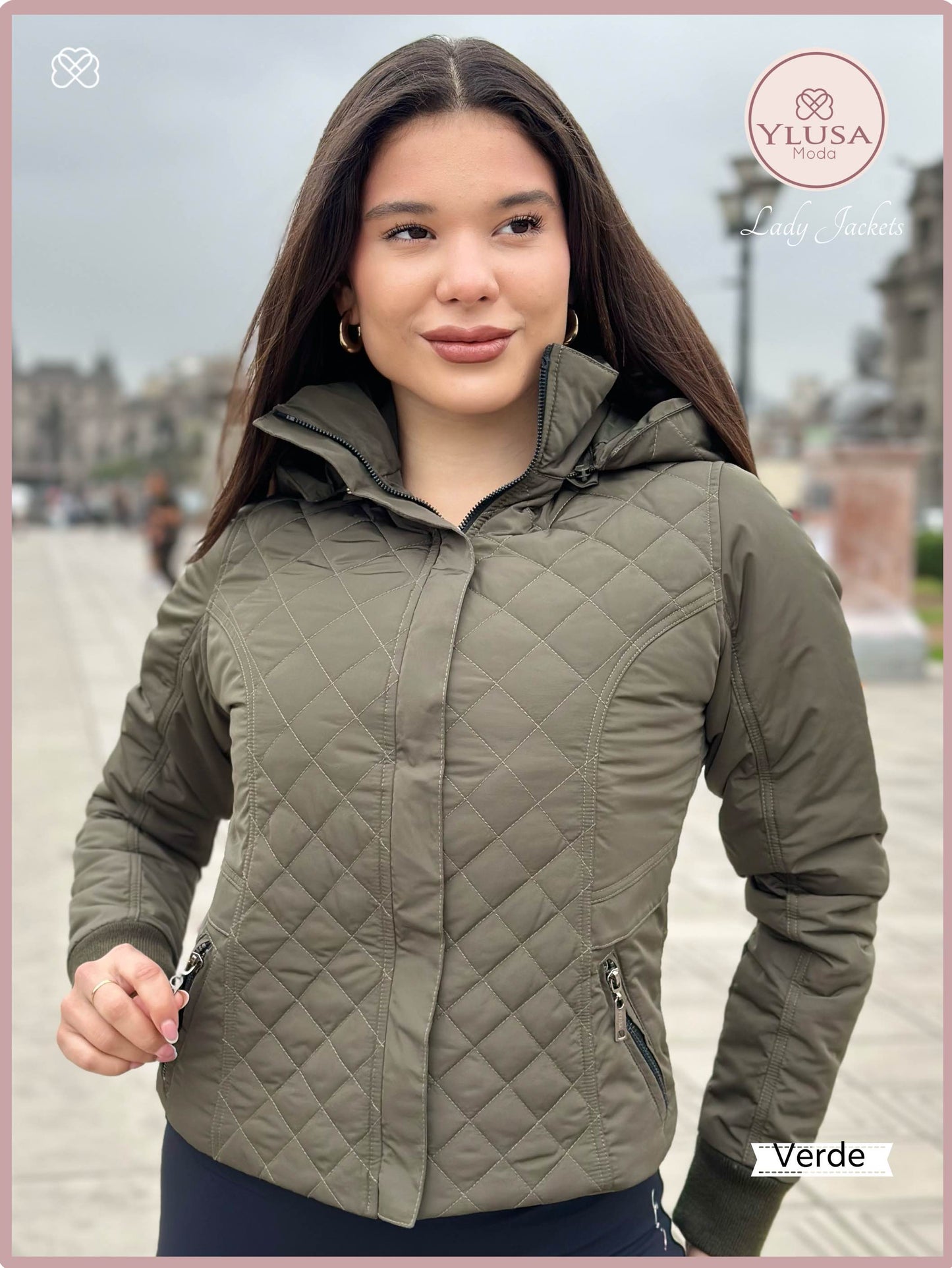 CHAQUETA C/PELUCHE ZAMARA - VERDE