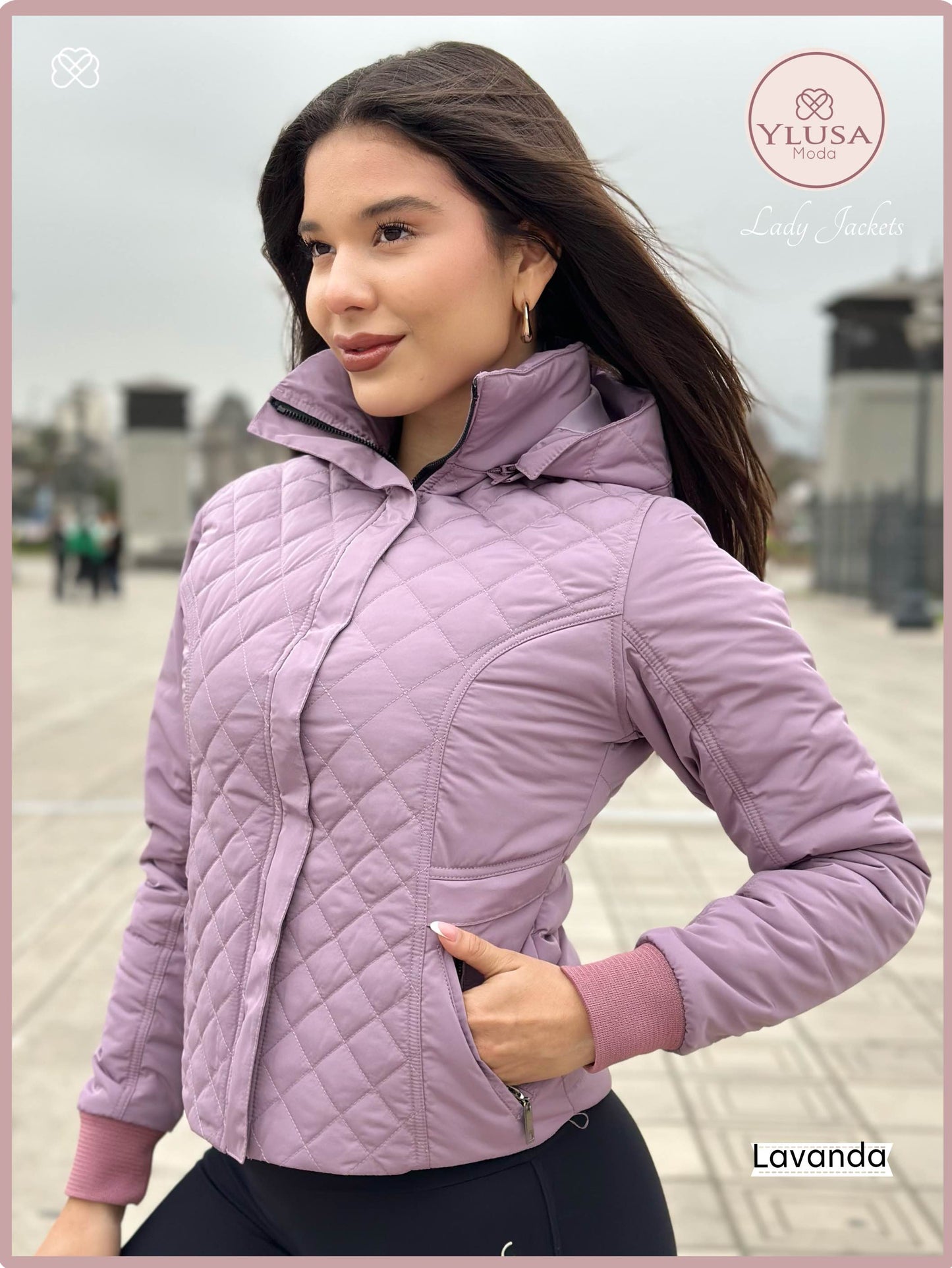 CHAQUETA C/PELUCHE ZAMARA - LAVANDA