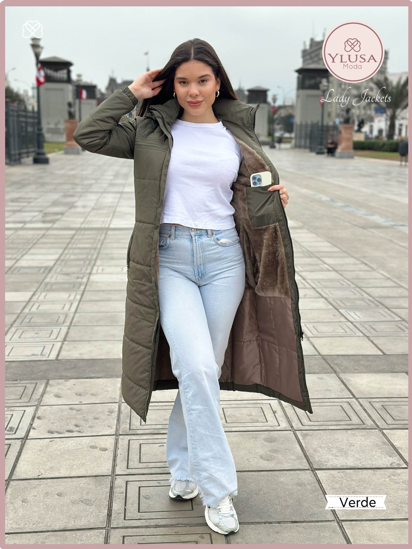 PARKA MAXI 120CM EMMA - VERDE