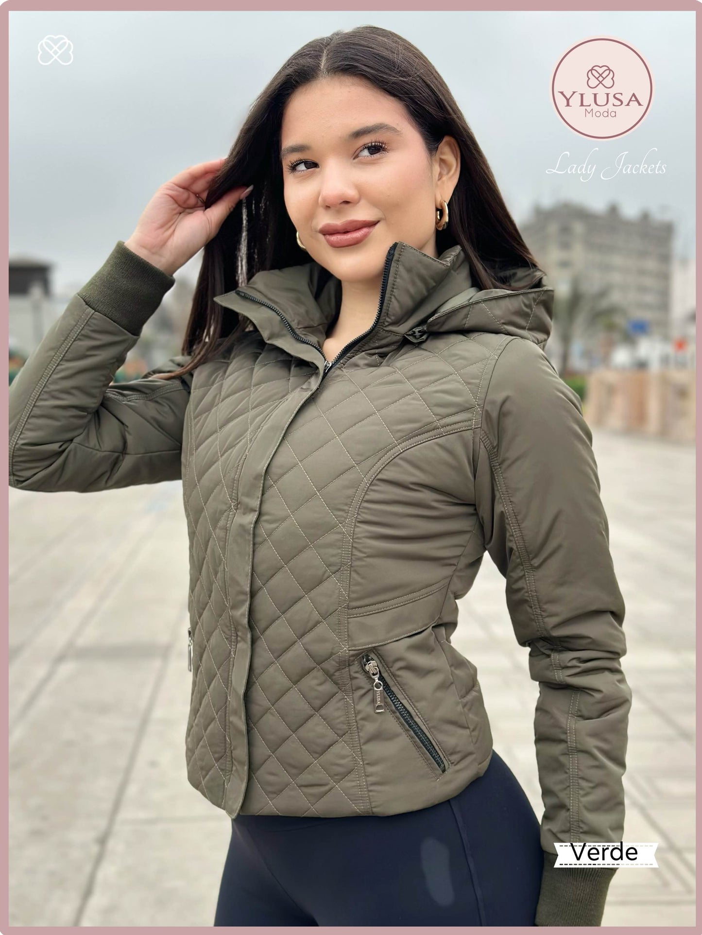 CHAQUETA C/PELUCHE ZAMARA - VERDE