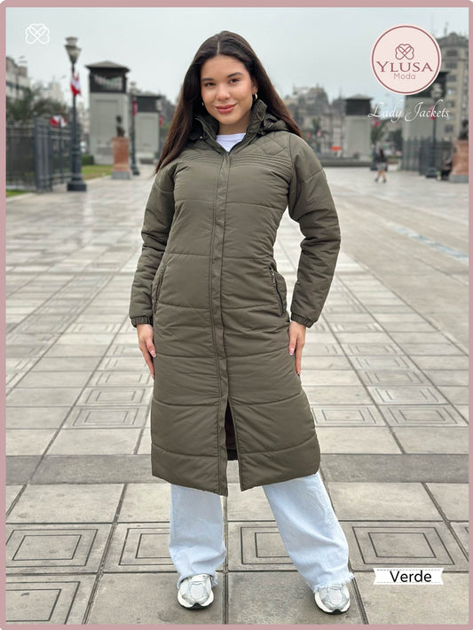 PARKA MAXI 120CM EMMA - VERDE
