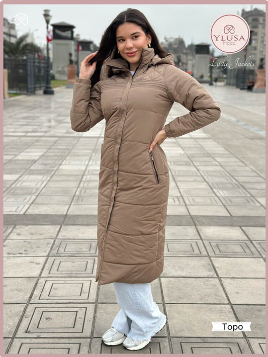 PARKA MAXI 120CM EMMA - TOPO
