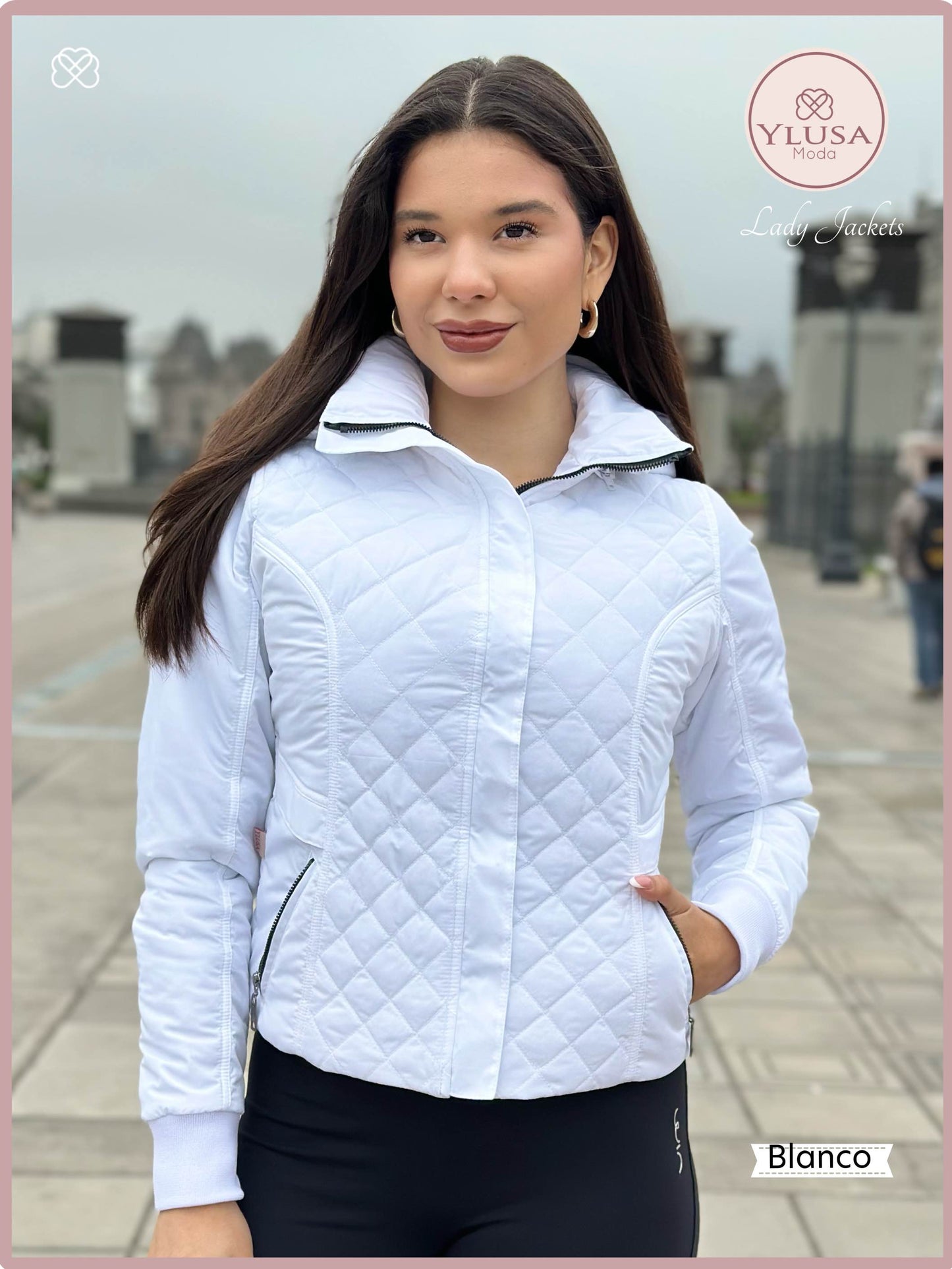 CHAQUETA C/PELUCHE ZAMARA - BLANCO