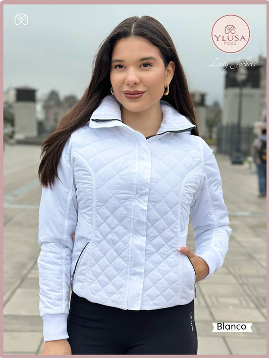 CHAQUETA C/PELUCHE ZAMARA - BLANCO