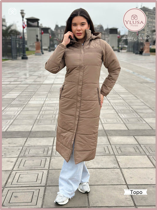 PARKA MAXI 120CM EMMA - TOPO