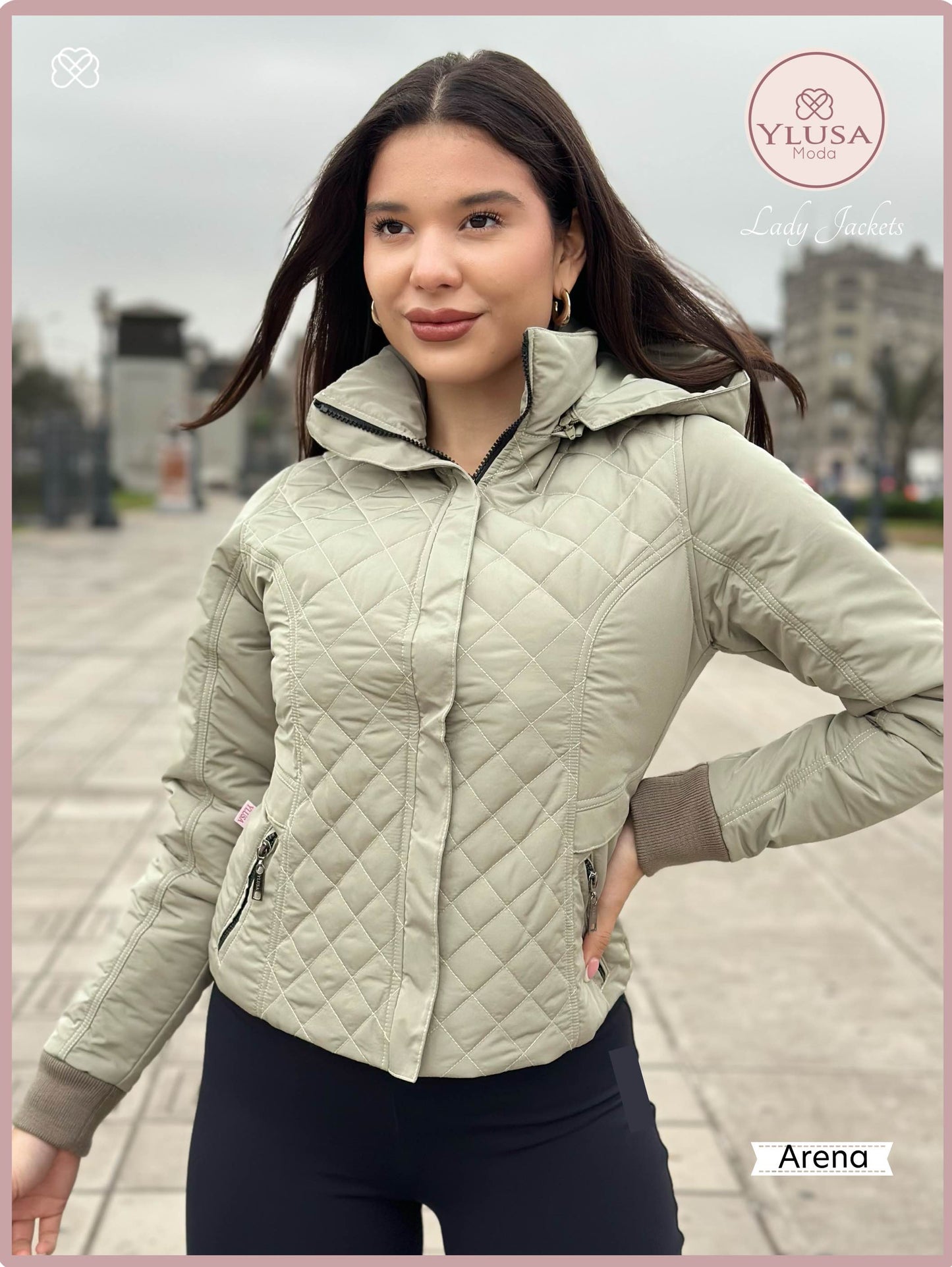 CHAQUETA C/PELUCHE ZAMARA - ARENA