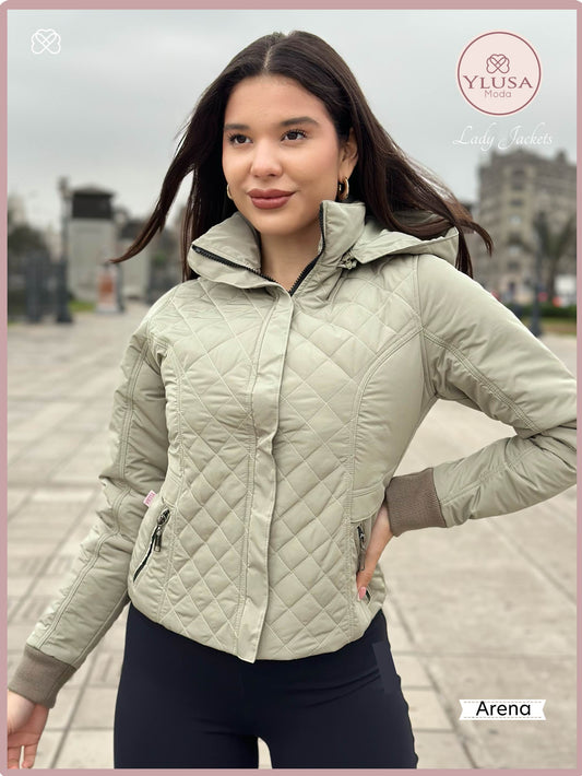 CHAQUETA C/PELUCHE ZAMARA - ARENA