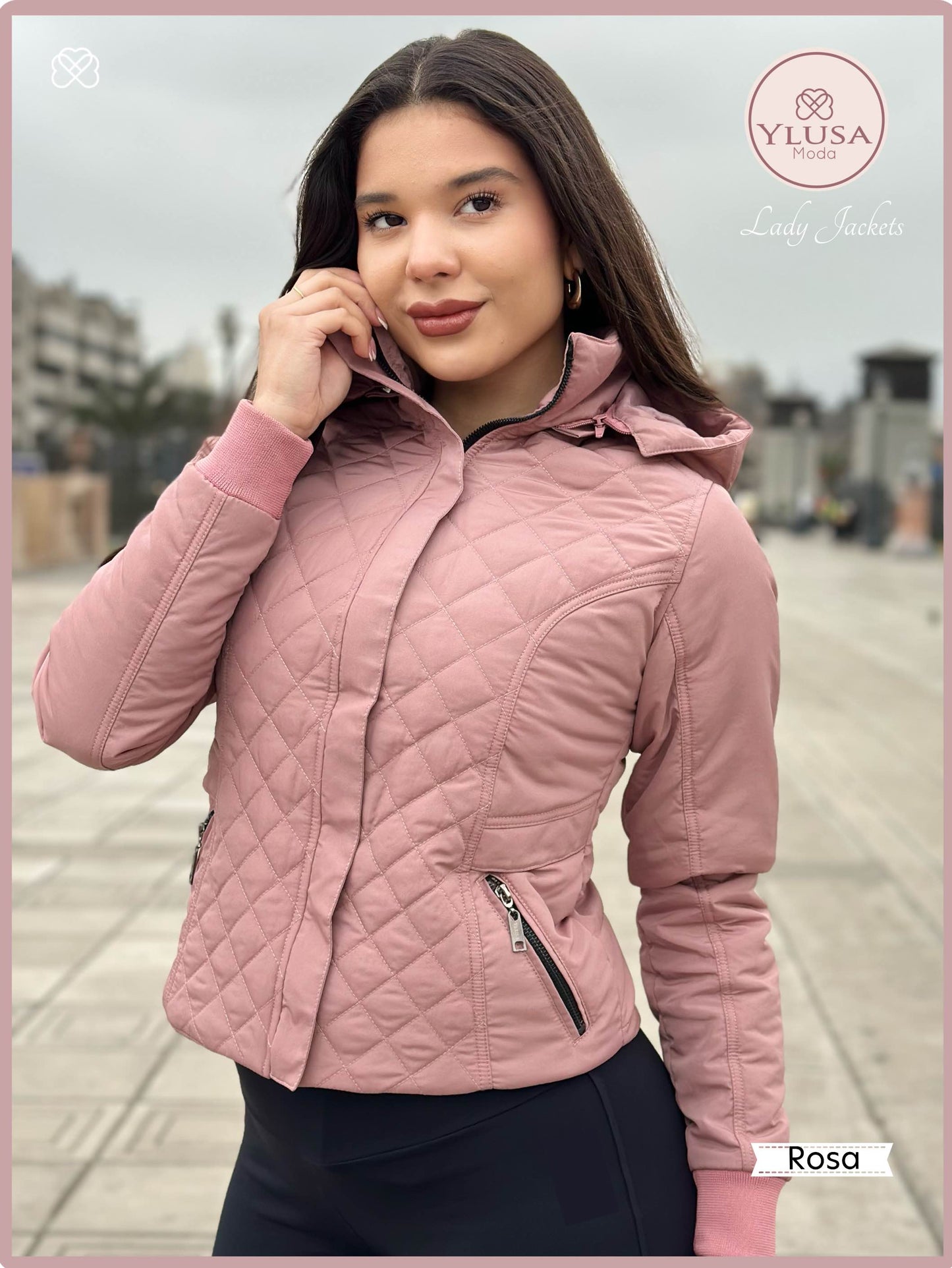 CHAQUETA C/PELUCHE ZAMARA - ROSA
