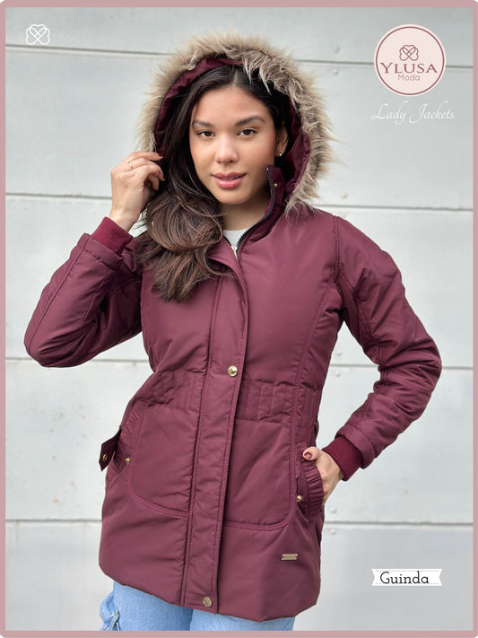 PARKA 3/4 MARIMAR - GUINDA