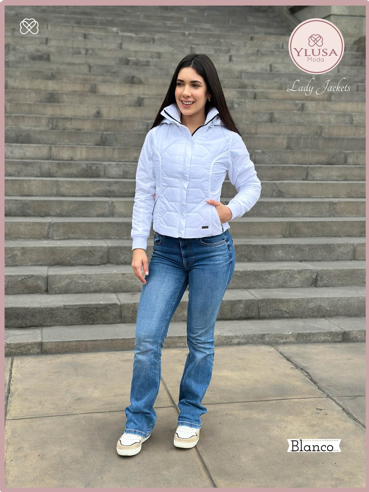 CHAQUETA C/ PELUCHE LAURA - BLANCO