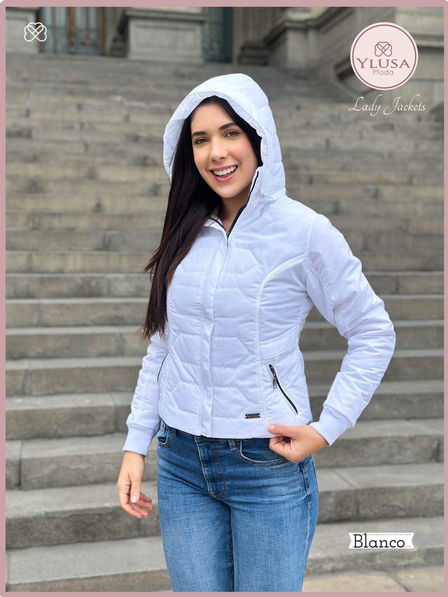 CHAQUETA C/ PELUCHE LAURA - BLANCO