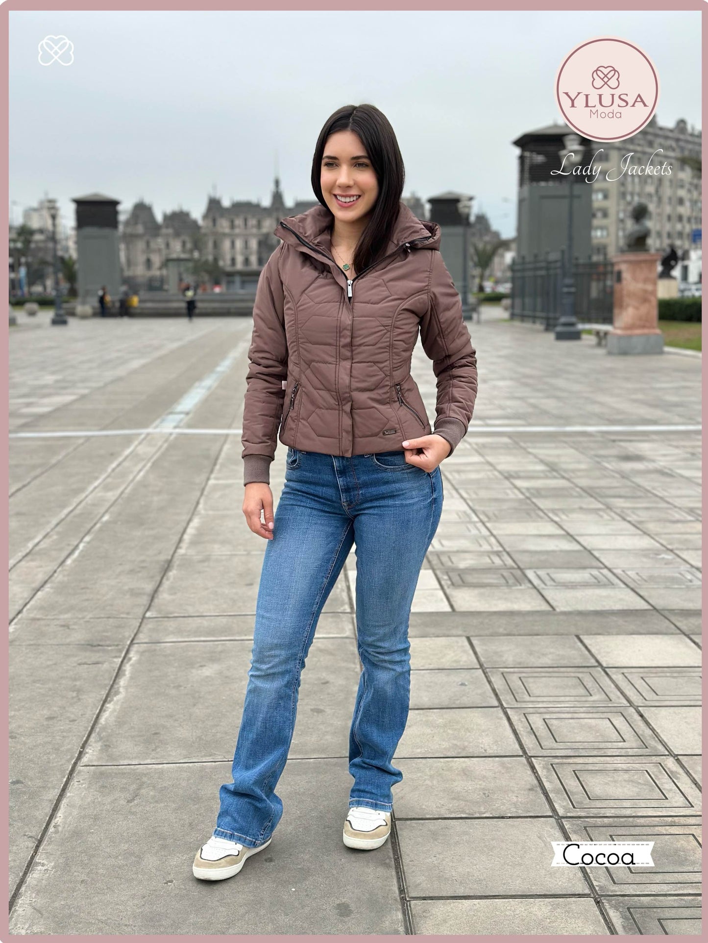 CHAQUETA C/PELUCHE LAURA -COCOA