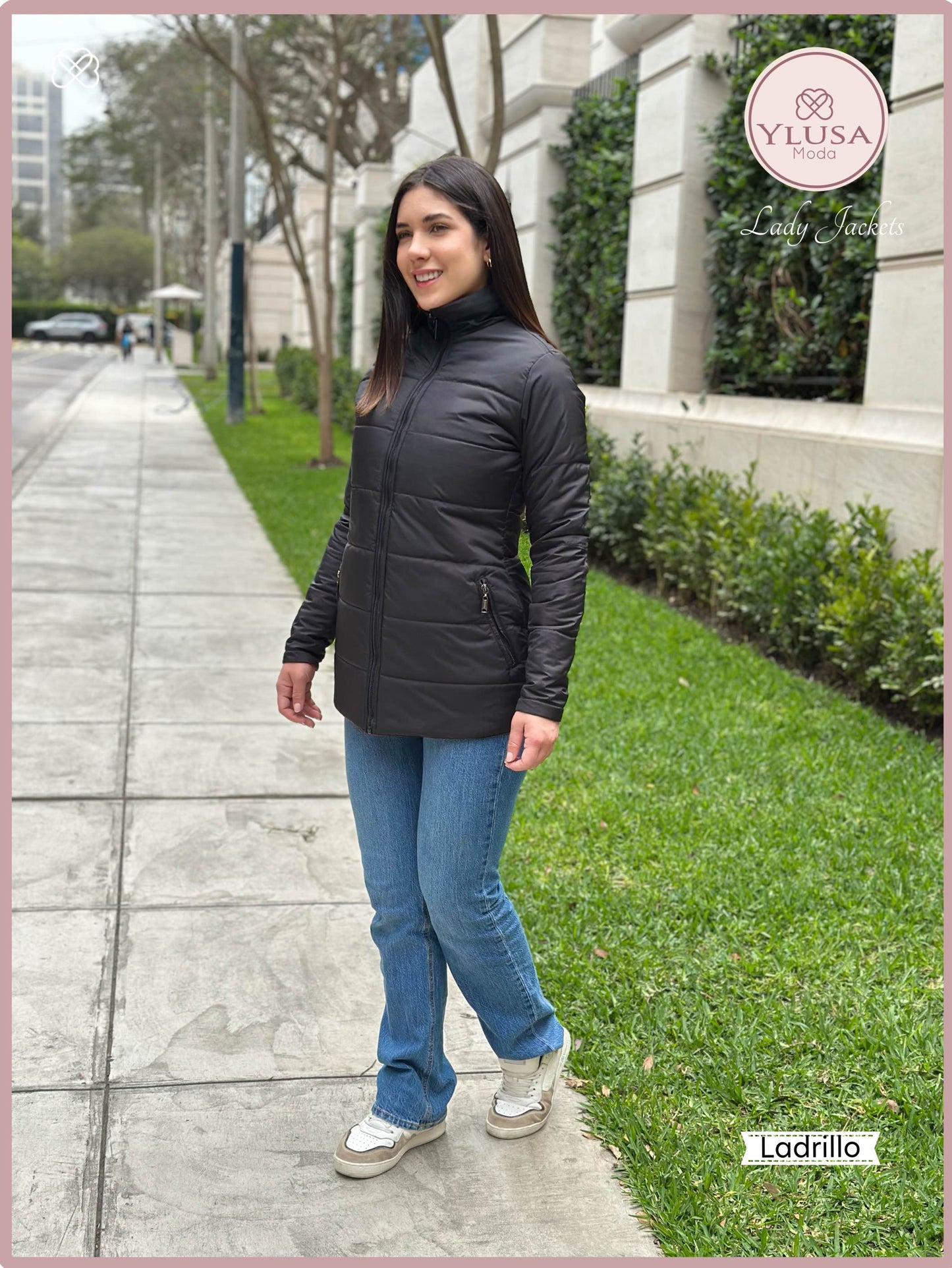 PARKA 3/4 REVERSIBLE CARLA - LADRILLO