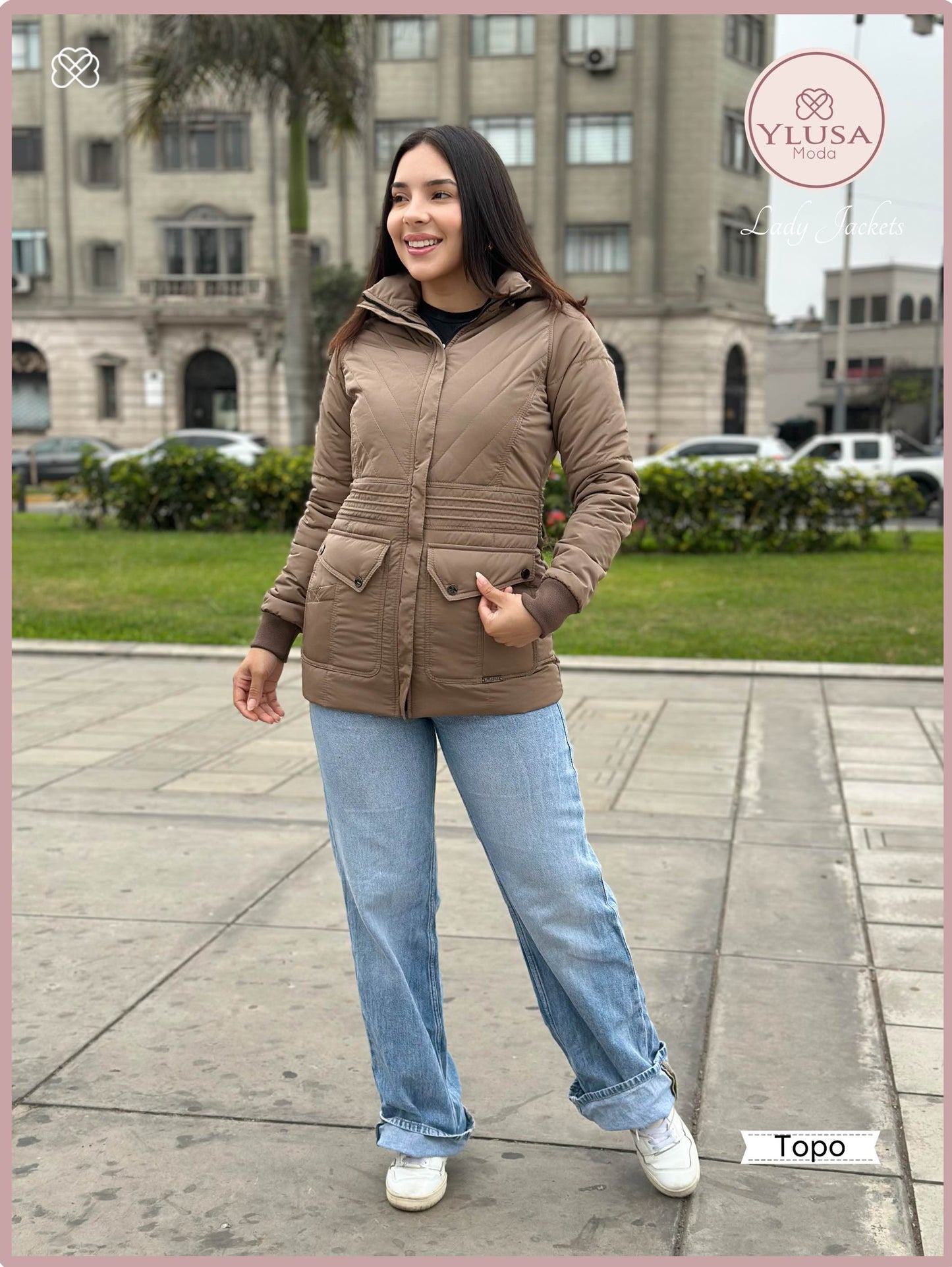 PARKA C/PELUCHE NOHELIA - TOPO