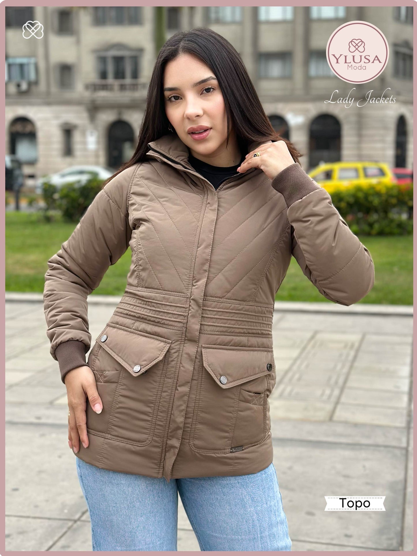 PARKA C/PELUCHE NOHELIA - TOPO