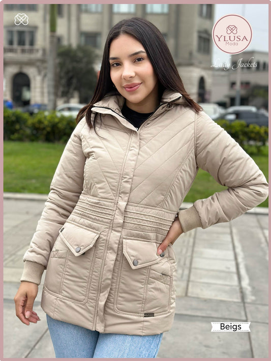 PARKA c/PELUCHE NOHELIA - BEIGS