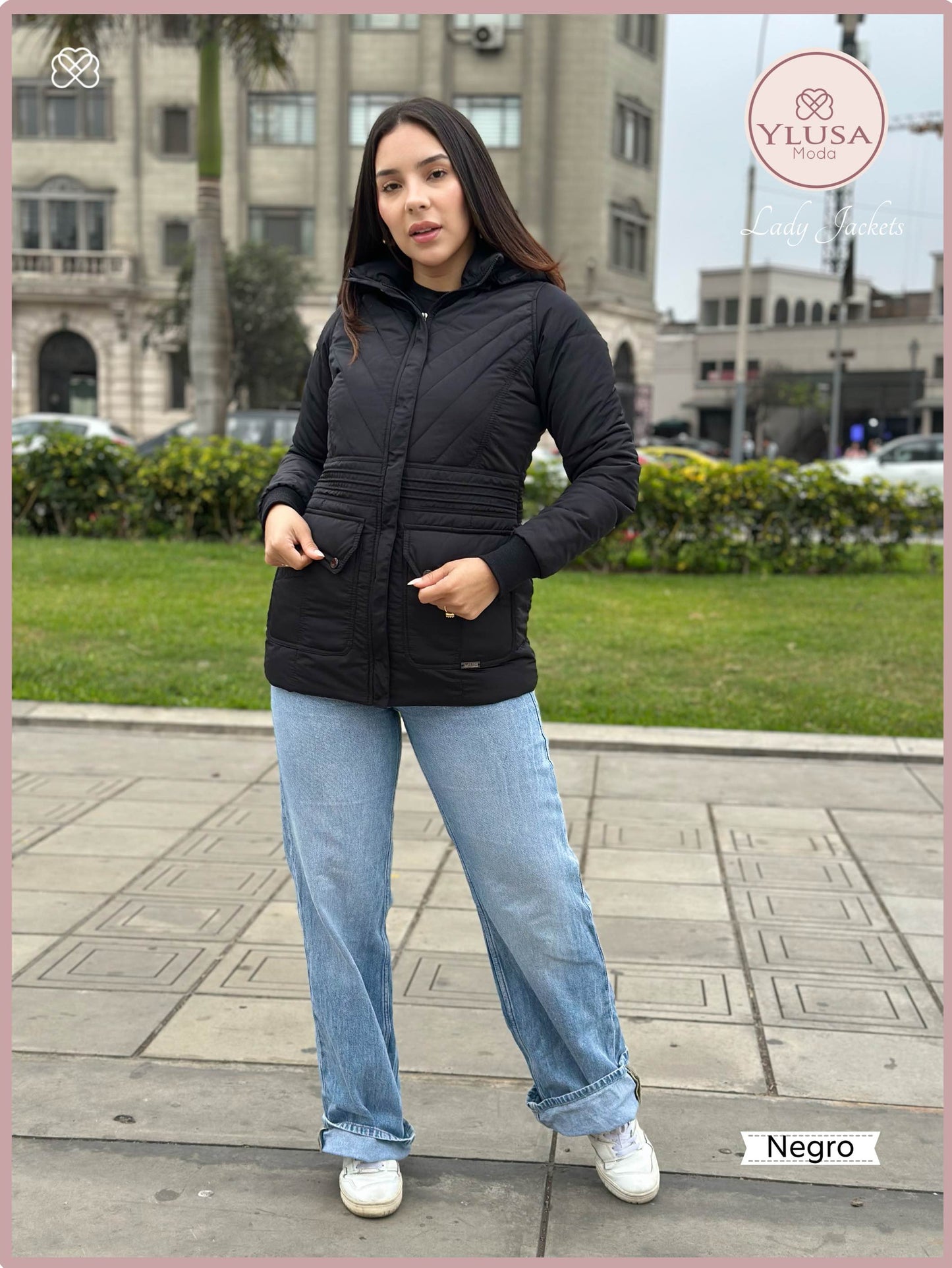 PARKA C/PEUCHE NOHELIA - NEGRO