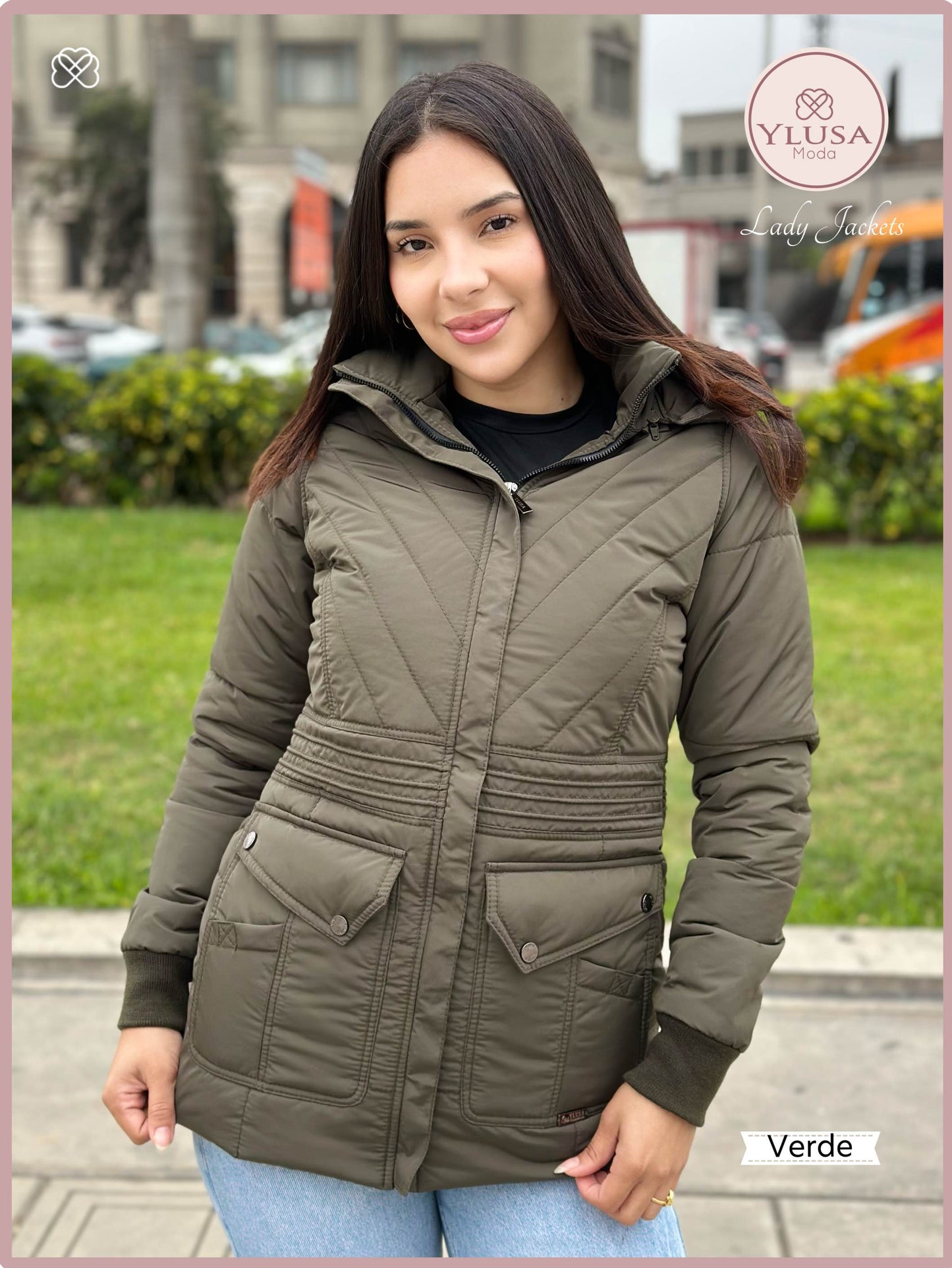 PARKA C/PELUCHE NOHELIA - VERDE