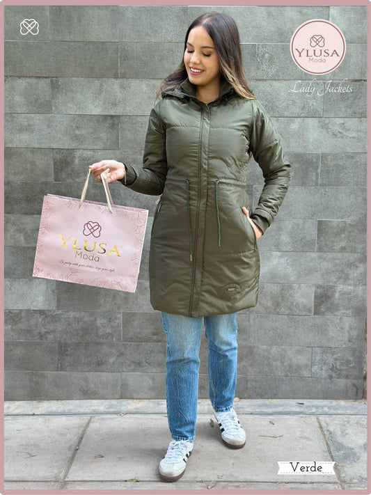 PARKA EXTRA LARGA - VERDE