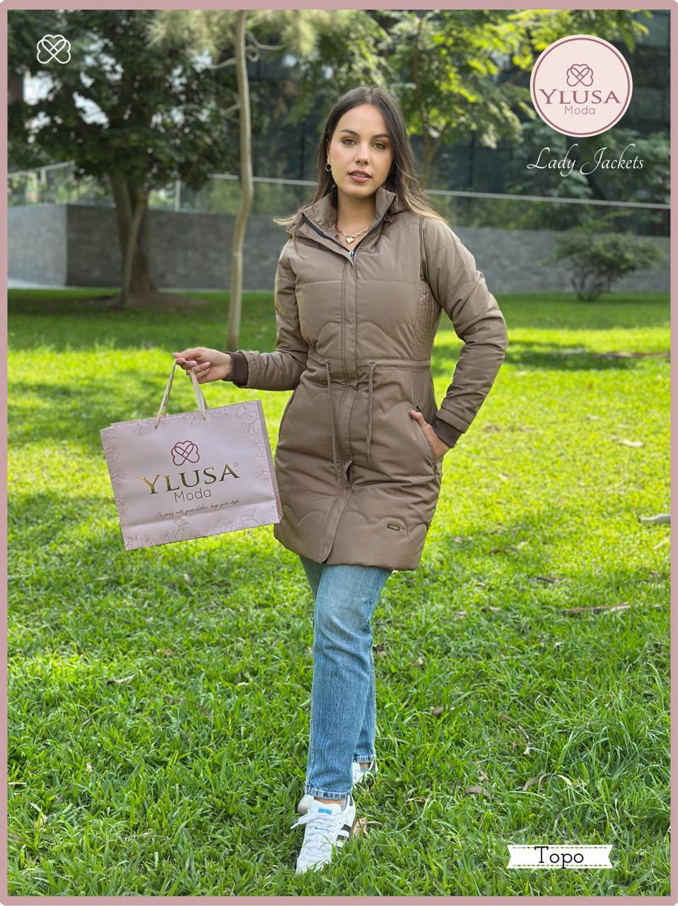 PARKA EXTRA LARGA VALERIA - TOPO
